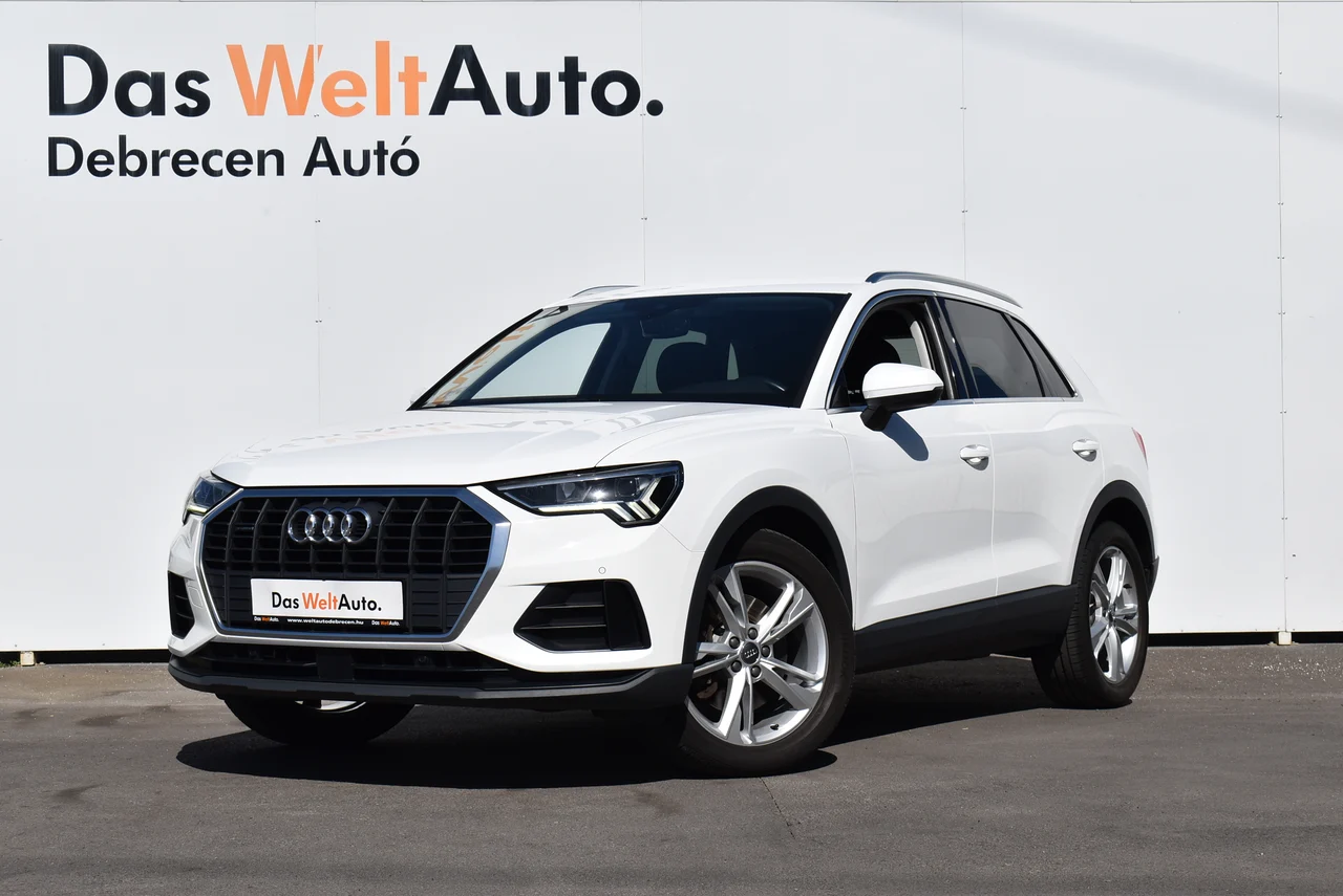 Audi Q3 4x4 2,0 140 kW TFSI automata évjárat 2019, Íbiszfehér, 155 611 km, Magyarország — fotó 1