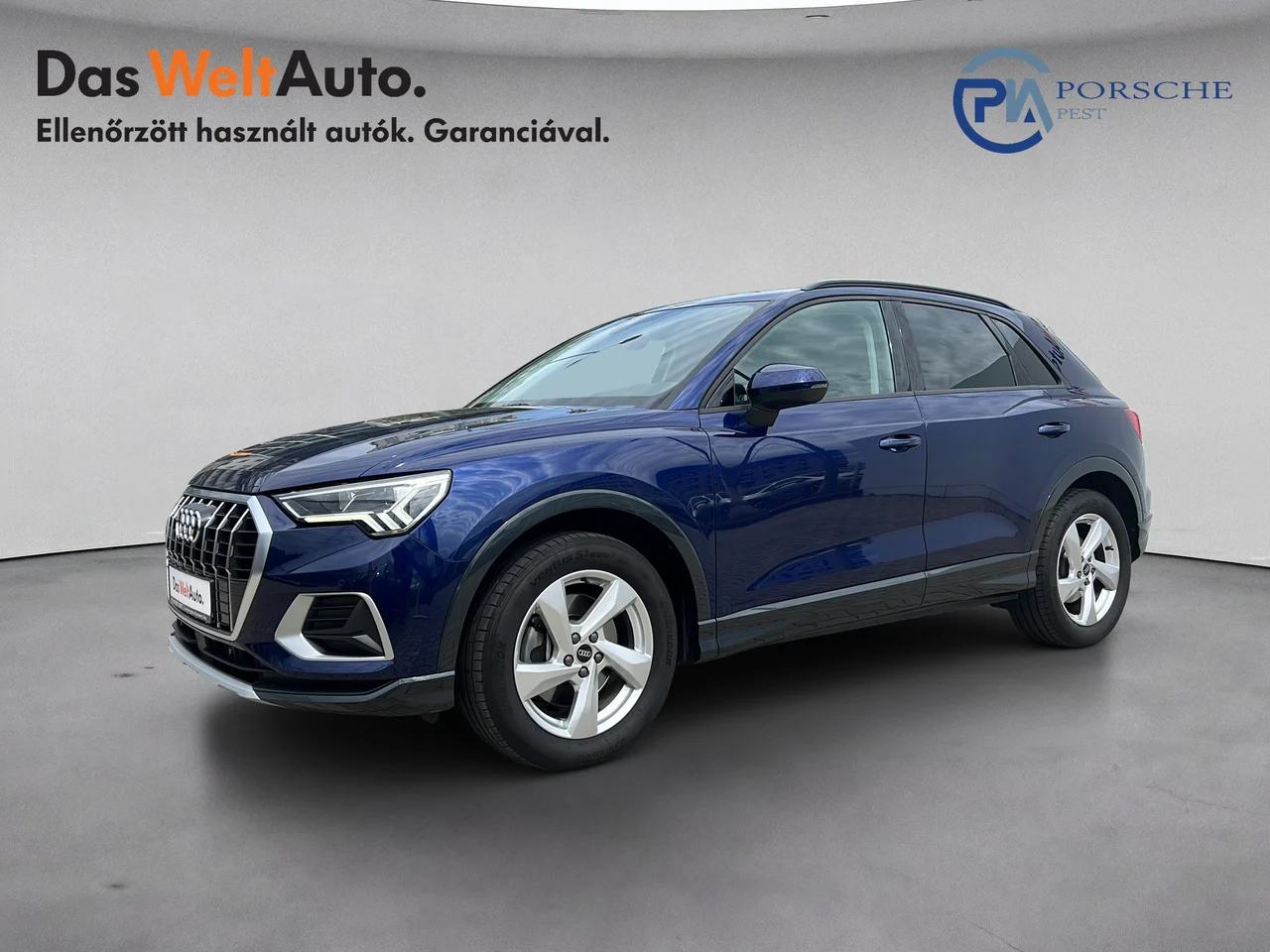 Audi Q3 4x4 2,0 140 kW TFSI automata évjárat 2023, Navarra kék metál, 52 316 km, Magyarország — fotó 1