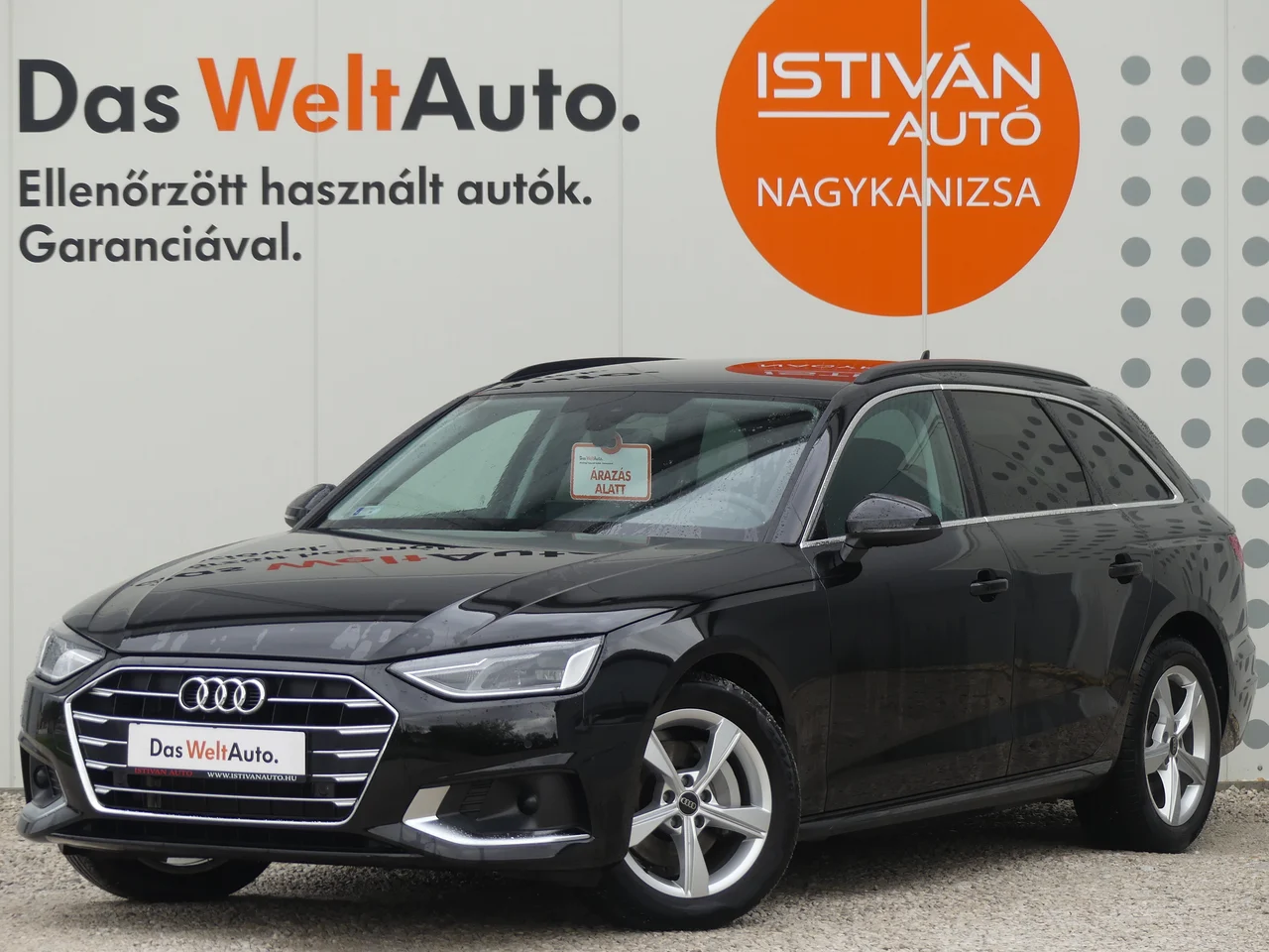 Audi A4 2,0 150 kW TDI automata évjárat 2025, Mítoszfekete metál, 20 764 km, Magyarország — fotó 1