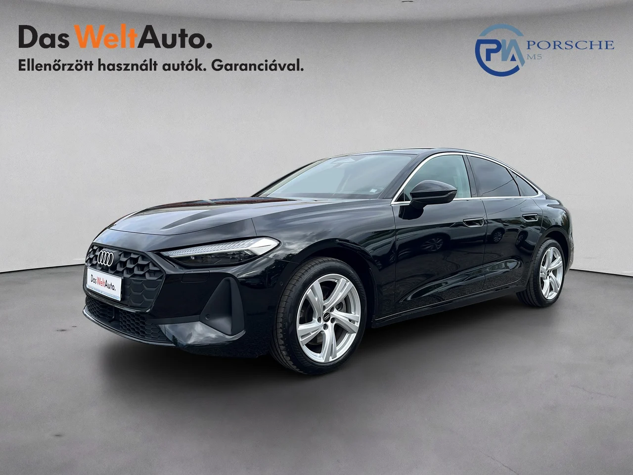 Audi A5 2,0 150 kW TDI automata évjárat 2025, Mítoszfekete metál, 28 864 km, Magyarország — fotó 1 | AMOTOR Audi A5 2,0 150 kW TDI automata évjárat 2025, Mítoszfekete metál, 28 864 km, Magyarország — fotó 1