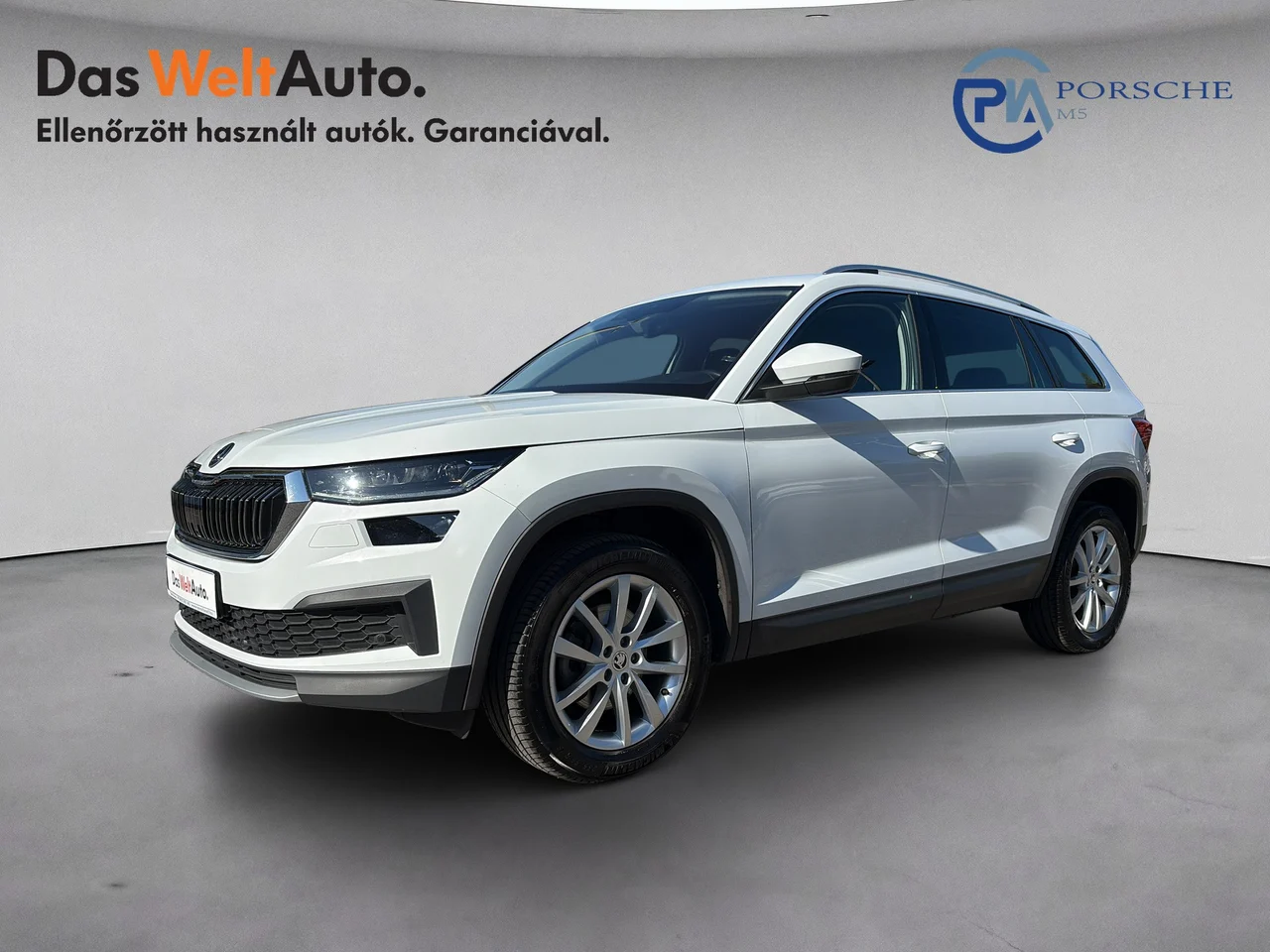 Skoda Kodiaq 2,0 TDI 110 kW DSG évjárat 2022, Holdfehér metál, 215 962 km, Magyarország — fotó 1