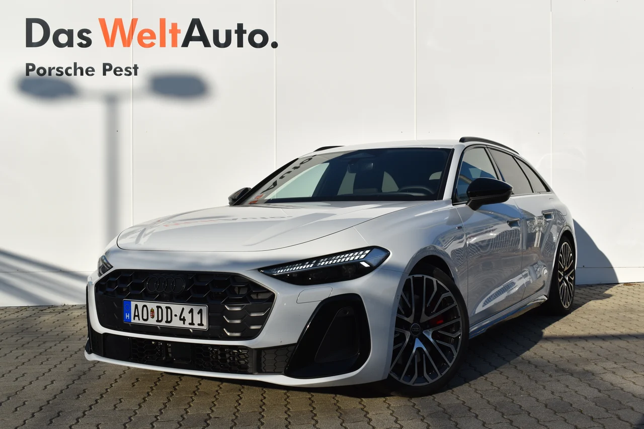 Audi A5 4x4 2,0 185 kW 270 automata évjárat 2025, Gleccserfehér metál, 11 000 km, Magyarország — fotó 1 | AMOTOR Audi A5 4x4 2,0 185 kW 270 automata évjárat 2025, Gleccserfehér metál, 11 000 km, Magyarország — fotó 1