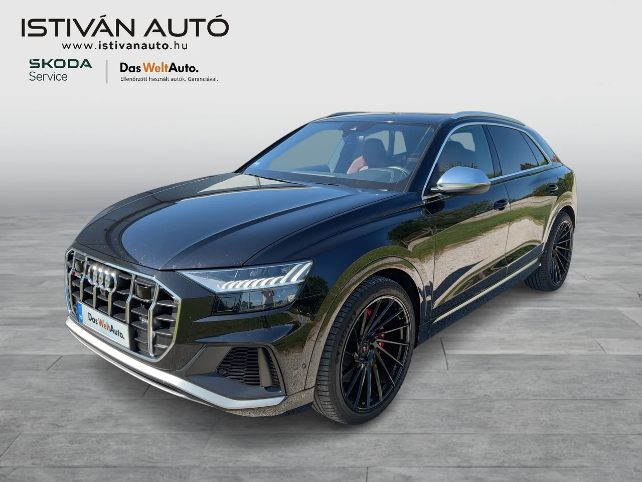 Audi SQ8 4x4 4,0 320 kW TDI tiptronic évjárat 2020, Orkafekete gyöngyház, 82 515 km, Magyarország — fotó 1