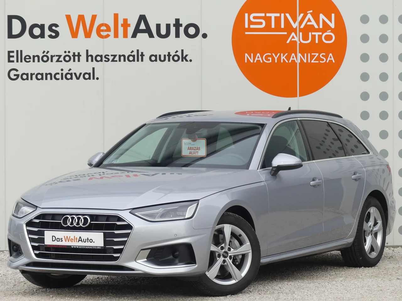 Audi A4 2,0 150 kW TDI automata évjárat 2024, Tőrezüst metál, 15 615 km, Magyarország — fotó 1