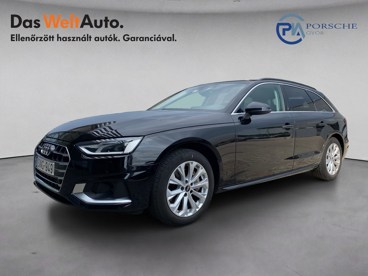 Audi A4 4x4 2,0 150 kW TDI automata évjárat 2020, Mítoszfekete metál, 65 163 km, Magyarország — fotó 1
