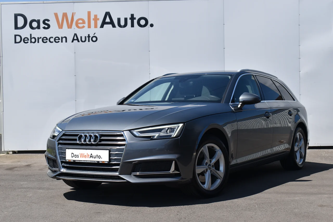 Audi A4 2,0 140 kW TFSI automata évjárat 2019, Monszunszürke metál, 172 814 km, Magyarország — fotó 1