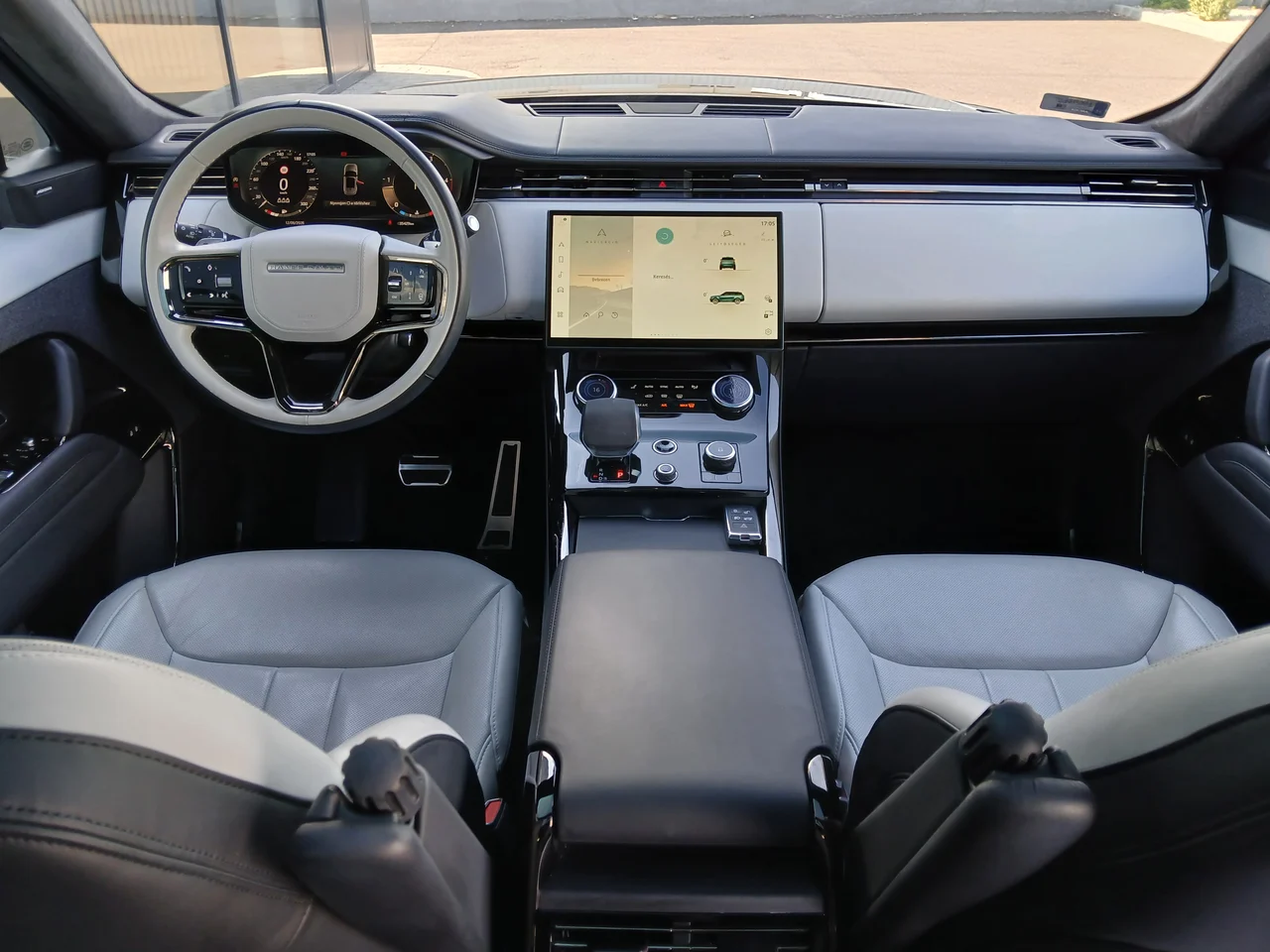 Land Rover Range Sport 4x4 3,0 258 kW automata évjárat 2023, fekete - metál, 35 429 km, Magyarország — fotó 7 / 12