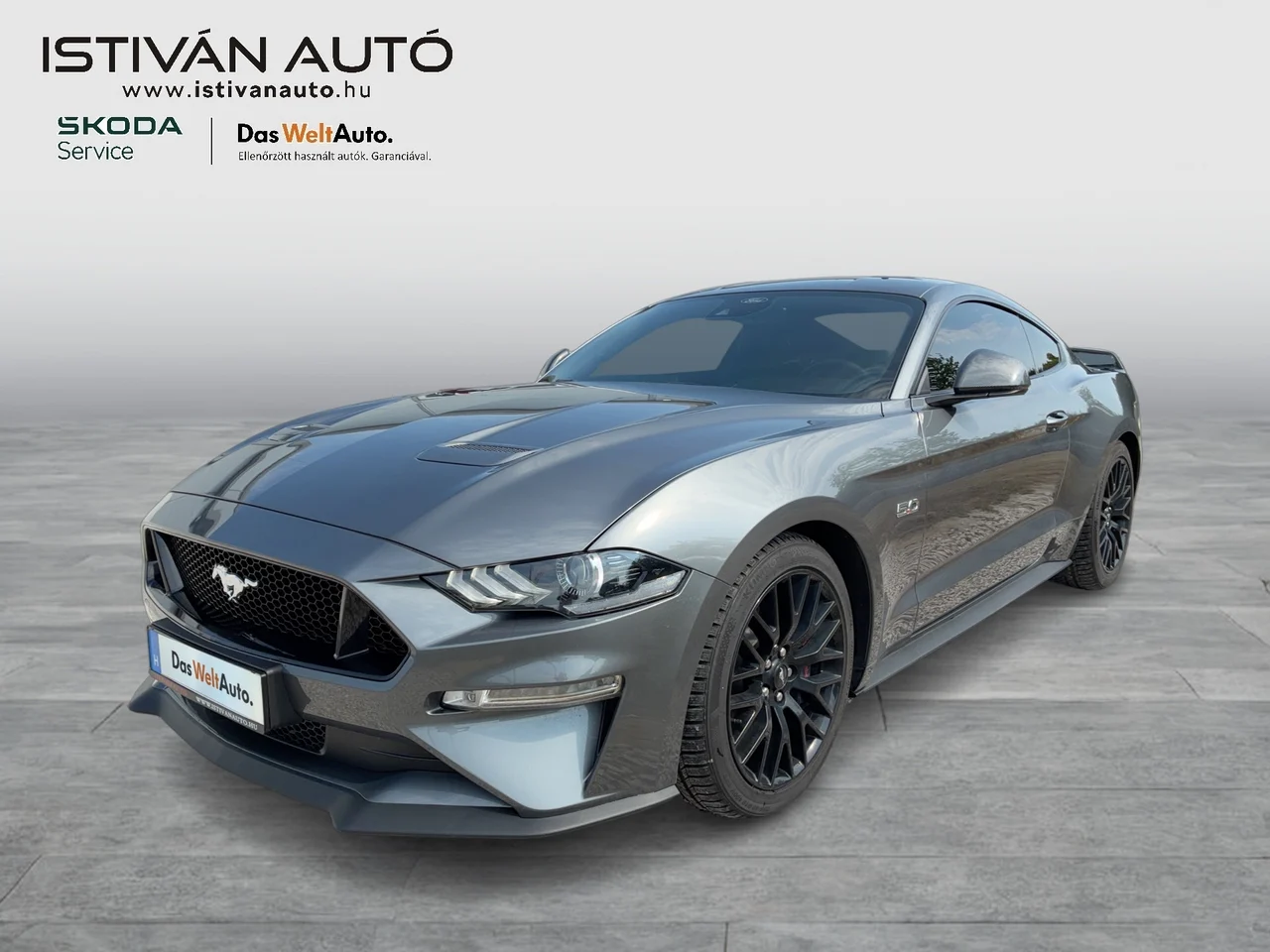Ford Mustang 5,0 303 kW automata évjárat 2023, szürke, 32 380 km, Magyarország — fotó 1
