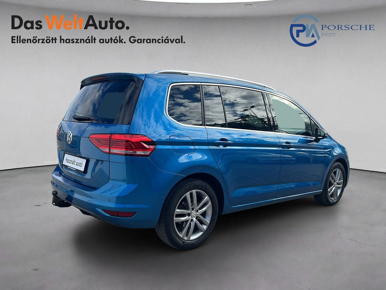 Volkswagen Touran 1,5 TSI 110 kW DSG évjárat 2019, Caribbean-kék metál, 190 574 km, Magyarország — fotó 5 / 24