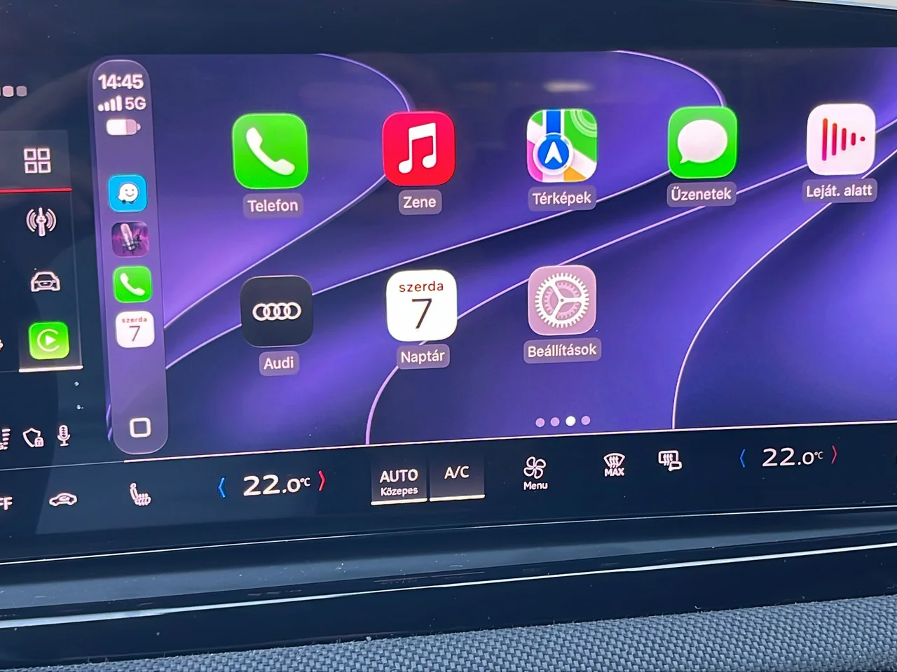 Audi A5 2,0 150 kW TDI automata évjárat 2025, Égboltkék metál, 18 073 km, Magyarország — fotó 8 / 24