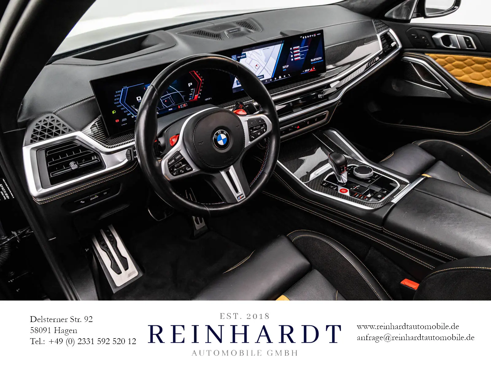 BMW X6 4x4 4,4 460 kW automata évjárat 2024, fekete, 46 800 km, Németország — fotó 14 / 29