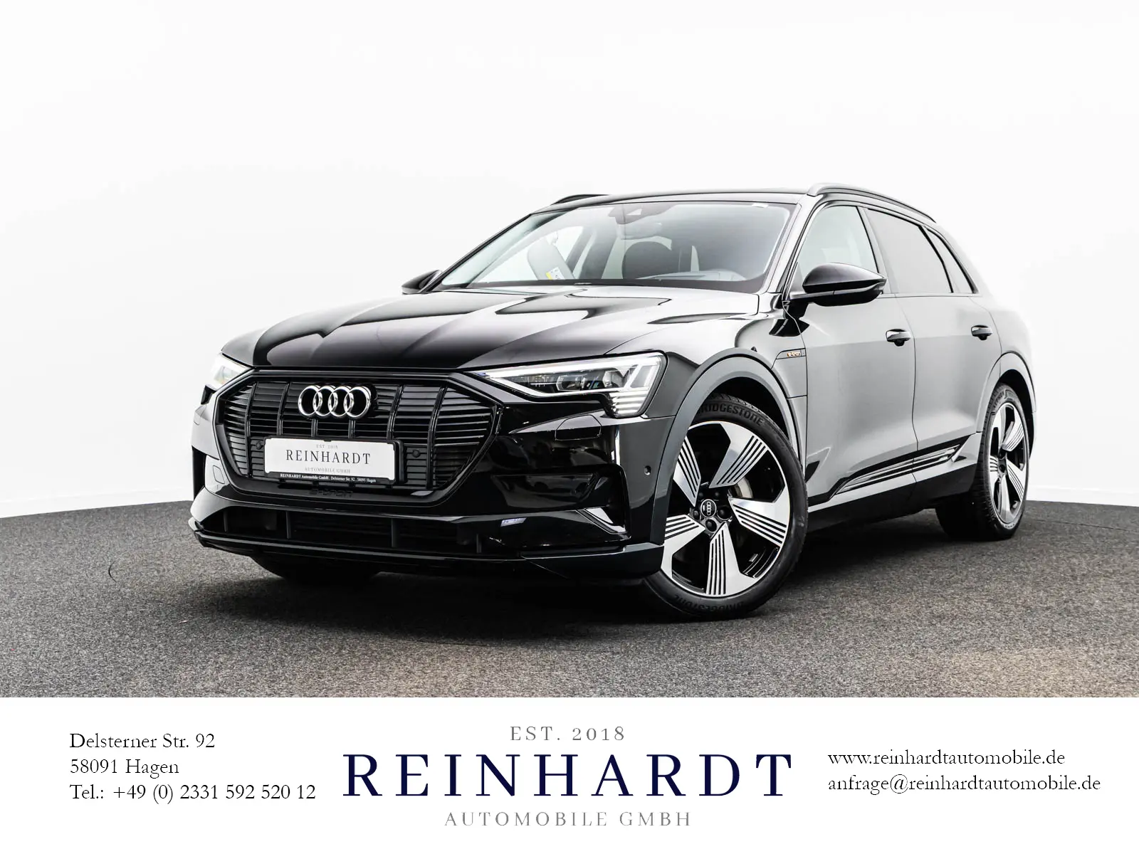 Audi E Tron 4x4 300 kW automata évjárat 2022, fekete, 47 893 km, Németország — fotó 2 / 30