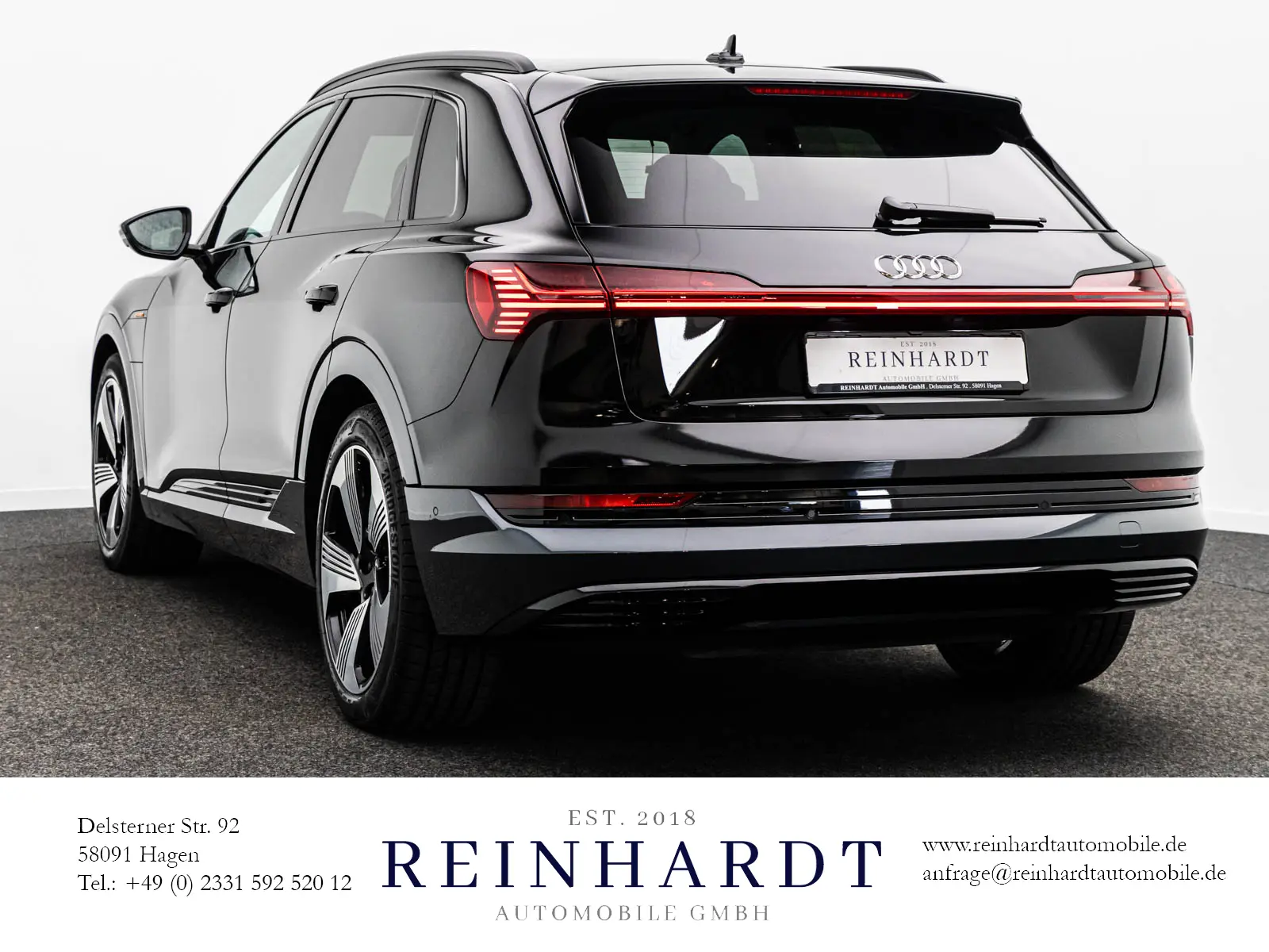 Audi E Tron 4x4 300 kW automata évjárat 2022, fekete, 47 893 km, Németország — fotó 8 / 30